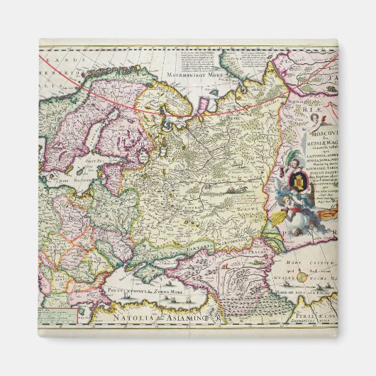 Aimant Carte de l'Asie mineure (Devant)