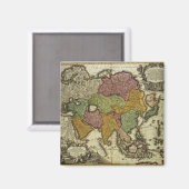 Aimant Carte de l'Asie, Nuremberg, c.1730 (Recto/Verso)