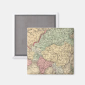 Aimant Carte de l'Asie par Mitchell (Recto/Verso)