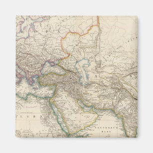 Aimant Carte de l'Atlas Afrique, Europe et Asie occidenta