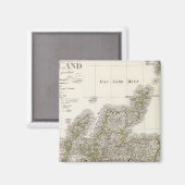 Aimant Carte de l'Atlas écossais (Recto/Verso)