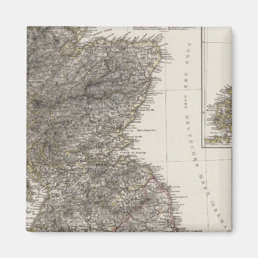 Aimant Carte de l'Atlas écossais 2 (Devant)