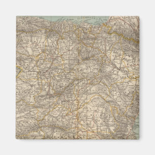 Aimant Carte De L'Atlas Espagnol Et Portugais