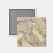 Aimant Carte de l'Atlas Rome (Recto/Verso)