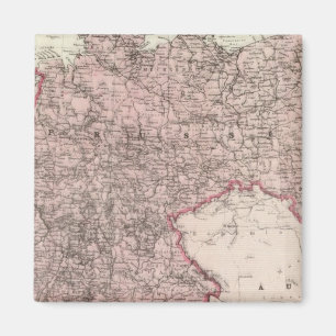 Aimant Carte de l'Empire allemand