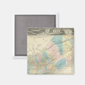 Aimant Carte De L'État De Californie (Recto/Verso)