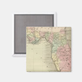 Aimant Carte de l'État de Floride (Recto/Verso)