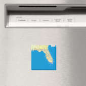 Aimant Carte de l'État de Floride (In Situ (Lave-vaisselle))