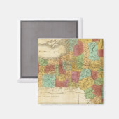 Aimant Carte De L'État De New York (Recto/Verso)