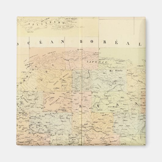 Aimant Carte de l'Europe (Devant)