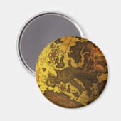 Aimant Carte de l'Europe (Recto/Verso)