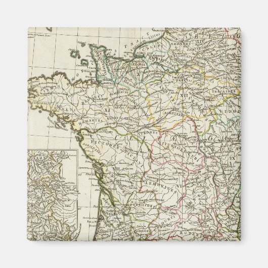 Aimant Carte de l'Europe antique (Devant)