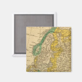 Aimant Carte de l'Europe par Worcester (Recto/Verso)