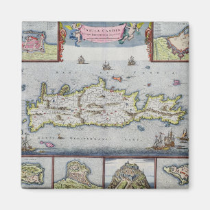 Aimant Carte de l'île de Candia