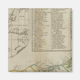 Aimant Carte de l'île de Saint-Jean