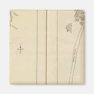 Aimant Carte de l'index Columbia County Rensselaer County