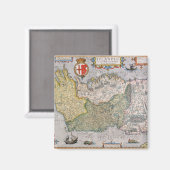 Aimant Carte de l'Irlande (Recto/Verso)