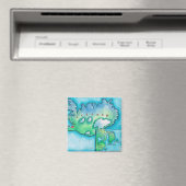 Aimant Carte de l'Islande (In Situ (Lave-vaisselle))