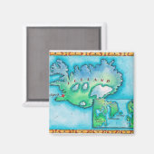 Aimant Carte de l'Islande (Recto/Verso)