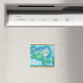 Aimant Carte de l'Islande (In Situ (Lave-vaisselle))