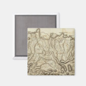 Aimant Carte de l'Isle de la Grenade (Recto/Verso)