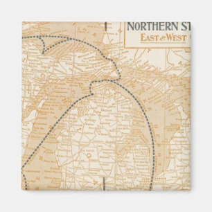 Aimant Carte de Northern Steamship Company