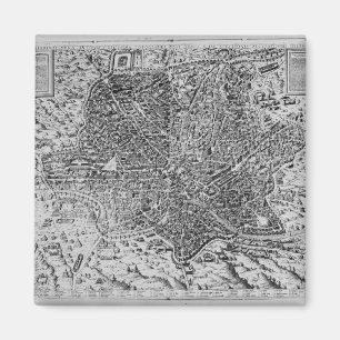 Aimant Carte de Rome, 1579
