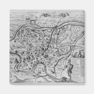 Aimant Carte de Rome antique