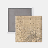 Aimant Carte de San Francisco (Recto/Verso)