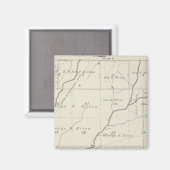 Aimant Carte de section du comté de T20S R25E Tulare (Recto/Verso)