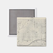 Aimant Carte de section du comté de T20S R28E Tulare (Recto/Verso)