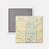 Aimant Carte de Springfield City (Recto/Verso)