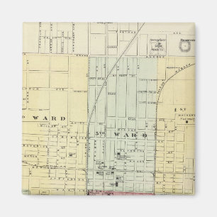 Aimant Carte de Springfield City