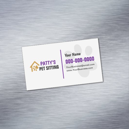 Aimant Carte de visite assis (In Situ)