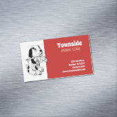 Aimant Carte de visite de clinique animale (In Situ)