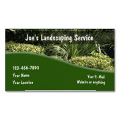 Aimant Carte de visite de conception de paysage de (devant)