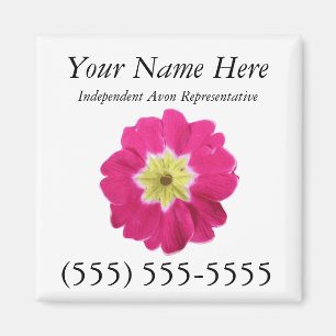Aimant Carte de visite magnétique Avon