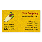 Aimant Carte de visite tortilla (devant)