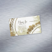 aimant carte de visite Wedding planner (In Situ)