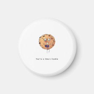 Aimant Carte de vœux, cookie intelligent, mignon