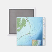 Aimant Carte des banques extérieures (Recto/Verso)