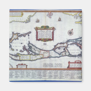 Aimant Carte des Bermudes