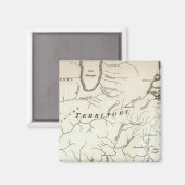 Aimant Carte des colonies arrières (Recto/Verso)