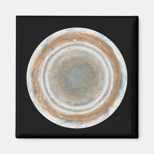 Aimant Carte des couleurs de Jupiter (Devant)