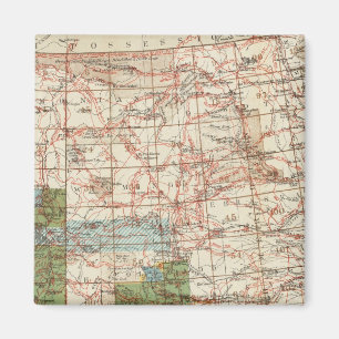 Aimant Carte des enquêtes géographiques américaines de