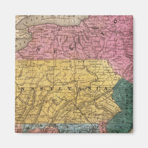 Aimant Carte des États du Moyen-Orient