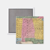 Aimant Carte des États du Sud (Recto/Verso)