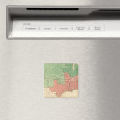Aimant Carte des États-Unis 2 (In Situ (Lave-vaisselle))