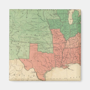 Aimant Carte des États-Unis 2