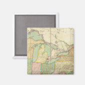 Aimant Carte des États-Unis 6 (Recto/Verso)